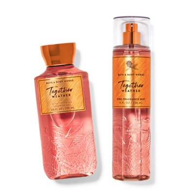 BATH & BODY WORKS BODY CARE - Together Weather set 2pcs (4mua BBW-025)