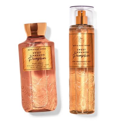 BATH & BODY WORKS BODY CARE - Sweet Cinnamon Pumpkin 2PCS (4MUA BBW-026)