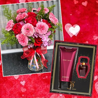 Flowers and Mini perfume gift set For Women (4mua FNG-024)