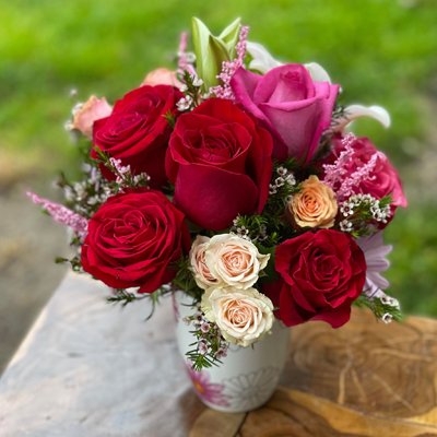 Colorful roses cup / SaiGon only (4mua PQF-272)